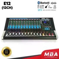 ราคา MBA AUDIOTHAILAND มิกเซอร์ MIXER มิกแต่งเสียง MBA มิกใบ้12ช่อง รุ่น E12 เอฟเฟคแท้ มิกเซอร์แบบมืออาชีพ มีบลูทูธ Bluetooth (1729817384994376524)
