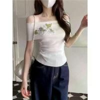 ราคา เสื้อถักเปิดไหล่ สไตล์ประจำชาติ แขนสั้น ปัก ดีไซน์เอวจีบ แฟชั่นสตรีฤดูร้อนใหม่ คอลเลคชั่น 2025 เสื้อแซ่บๆไปเที่ยวผับ เสื้อ ปาดไหล่แขนพอง ใส่ เล่น สงกรานต์ งาน เสื้อผ้า เม พรีมายา (1732254237918923724)