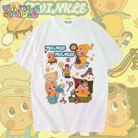 ราคา [ ส่งฟรี ] WS1550 เสื้อยืดโอเวอร์ไซส์ ผ้าคอตตอน 100% เสื้อยืดเกาหลี เสื้อยืด Twinkle น้องกล้วย WAFFLE STUDIO คลังสินค้า (1731496213714208217)
