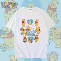 ราคา [ ส่งฟรี ] WS1381 เสื้อยืดโอเวอร์ไซส์ ผ้าคอตตอน 100% เสื้อยืดเกาหลี เสื้อยืด หมีพูห์ Winnie The Pooh WAFFLE STUDIO ขายร้อน (1731496051821282878)