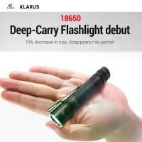 ราคา KLARUS ไฟฉาย Klarus E2 1600 Lumens 190M ใช้หลอด LED CREE XPP 35 HI แสงสีขาว 6500K ระบบสวิตช์ Dual Switch สำหรับ Outdoor & Tactical พร้อมคลิปสแตนเลสขนาดใหญ่ สำหรับพกพาทุกวัน (1732239438857996227)
