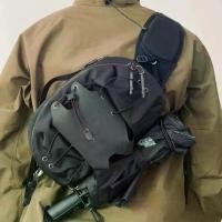 ราคา กระเป๋าใบเล็ก โครงกระดูกไก่ กระเป๋าคาดเอว Q5 กระเป๋าสะพายข้างกลางแจ้ง กันน้ำ ทันสมัย กระเป๋าคาดเอว กระเป๋าสะพายไหล่ กระเป๋าคาดหน้าอก ในสต็อก ด้วยเนื้อผ้าGORE-TEX, Backpack, outdo (1732199639880665548)