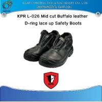 ราคา รองเท้า เซฟตี้KPR L-026 mid cut buffalo leather D-ring lace up safety boots (1730237534321609450)