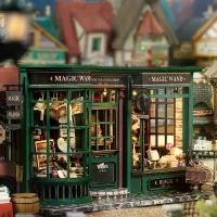 ราคา บ้านตุ๊กตาจิ๋ว ชุดโมเดลประกอบ DIY ชุดการผลิตของเล่นห้องเล็ก เหมาะสำหรับตกแต่งห้องนอนที่บ้าน มีตุ๊กตาเวทมนตร์และ Fu (1730242843007945526)