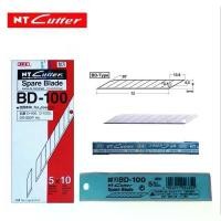 ราคา สินค้าดี ใบมีดคัตเตอร์ NT Cutter BD-100 30 องศา ใบมีดตัดฟิวเจอร์บอร์ด พาสวูด 1 กล่องบรรจุ 50 ใบ (1731668407718479590)