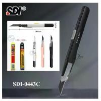 ราคา ส่งฟรี. SDI 0443C-K คัตเตอร์สีดำ Precision Cutter 9mm ปลายแหลมใบมีดเฉียง 30° คัตเตอร์อเนกประสงค์ Auto Lock คุณภาพดี พร้อมส่ง (1732020338359896883)