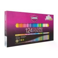 ราคา เก็บเงินปลายทาง. สีไม้ Master Art รุ่น Premium Grade124สี MASTER SERIES (ดินสอสี 100 แท่ง+สีพาสเทล 24 แท่ง) 124 Coloured pencils (1732349112190535141)