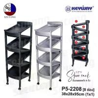 ราคา เก็บเงินปลายทาง. Keywayชั้นวางรองเท้า8ชั้น ชั้นรองเท้า มีล้อ เเข็งเเรงทนทาน รุ่น P5-2208 ห้องครัว Home Supplies (1732495261424321670)