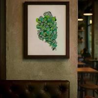 ราคา ภาพปริ้นท์ศิลปะ Abstract A4 ไม่มีกรอบ งานศิลปะ Abstract Print ขนาด A4 (Wall Art) (1732346564632872164)