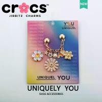 ราคา Jibbitz Crocs Charms Set, หัวเข็มขัดรองเท้า, ดอกไม้เพชร, โซ่สีรุ้ง, อุปกรณ์เสริมรองเท้าแฟชั่น, พร้อมกระดาษแข็ง (1730479638224800145)