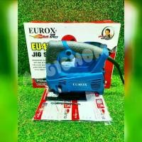 ราคา EUROX เลื่อยจิ๊กซอว์ รุ่น EU431 450วัตต์ 220V (แถมฟรี!! ใบตัด 1ใบ) JIG SAW จิ๊กซอว์ไฟฟ้า ตัดไม้/ตัดเหล็ก/ตัดพลาสติก เลื่อยฉลุ งานDIY เลื่อยฉลุไฟฟ้า เครื่องมือช่าง งานช่าง จัดส่ง FLASH (173089352389627