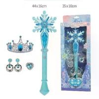 ราคา [จัดส่งทันที] คฑาเจ้าหญิง คฑา Magic Wand Princess Aisha Flash Music Crown ชุดของขวัญเด็กผู้หญิง ไม้คฑาเจ้าหญิง คฑาวิเศษ (1731877570717189400)