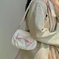ราคา 【New store flash sale】 အိတ်မျိုးစုံ girlအိတ်မျိုးစုံ girl กระเป๋าสะพายข้าง, กระเป๋าทรงกลมเล็ก, กระเป๋าคลาวด์, กระเป๋าสะพายไหล่เดียว, สำหรับเด็กผู้หญิง, สไตล์ใหม่เฉพาะ, ดีไซน์ผูกโบว์จีบ, 2025 (17321270