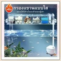 ราคา Top Filter กรองบนตู้ปลา กรองแขวน แบบใส สำหรับตู้ปลา ไม่รวมวัสดุกรองน้ำ (1732299740206892611)