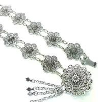 ราคา เข็มขัดอีสาน Vintage jewelry ชุดล้านนาไท เข็มขัด เงินโบราณ เอว39นิ้ว (1732310555872561040)