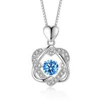 ราคา COD jewelry สร้อยคอเงิน สร้อยคอแฟชั่น สร้อยคอผู้หญิง จี้กลม จี้ลูกปัดสีน้ำเงิน สร้อยคอทองคำขาว สร้อยคอพระเครื่อง 719n (1732248860927559329)