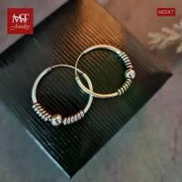 ราคา MT ต่างหูห่วงเงินแท้ ห่วง สไตล์บาหลี 925 Sterling Silver Earrings (se287) Jewelry มณีธารา (1732237294173455857)