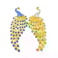 ราคา [จัดส่งทันที] Maech jewelry เข็มกลัดประดับ แฟชั่นเข็มกลัดขนาดใหญ่ เพชรคริสตัลสีแดง เข็มกลัดนกยูงสีทอง peacock brooch (1732471784411923960)