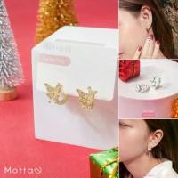ราคา Motta Earring ต่างหูห่วงชุบทองคำขาว ต่างหูแฟชั่น (1732308804726981722)