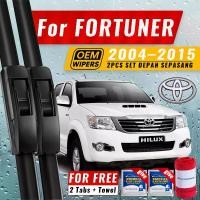 ราคา ใบปัดน้ำฝน คุณภาพ OEM สำหรับ Toyota FORTUNER 2004-2015 เงียบ ทนทาน เปลี่ยนได้มีให้เลือก 22" และ 18" J-hook ชุด 2 ชิ้น (1731957518368932959)