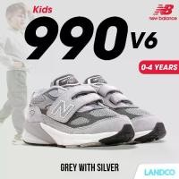 ราคา New Balance รองเท้าผ้าใบ สำหรับเด็ก NB ND KD 990v6 Hook & Loop IV990GL6 (3500) [Landco] (1730294994477156634)