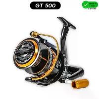 ราคา ส่งไวจากไทย Hook Hunter รอกตกกุ้ง รอกตกปลาจิ๋ว รอกจิ๋ว รอกสปินนิ่ง Spinning reel ถนัดมือ GT500 ลอกตกปลา (1732337923606480010)