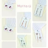 ราคา Motta Earring ต่างหูติดหูชุบทองคำขาว ที่สายแฟต้องมี ขายร้อน (1732456823425632102)