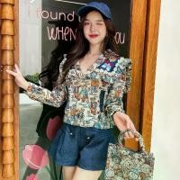 ราคา Boniga B060 Teddy Cream Cake set สียีนส์ ชุดเข้าเซ็ต2ชิ้น เสื้อเเขนยาว+กางเกง ผ้าทอลายหมี กางเกงยีนส์ (1729711232899451103)