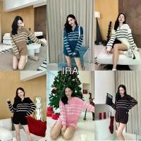 ราคา BY IRA CHEESE CAKE SWEATER SET เสื้อไหมพรม+กางเกง ลายขวาง ดีเทลคอปกซิปใช้งานได้จริง สินค้ามาใหม่ประจำเดือนนี้ กระโปรง คาร์โก้ ชุด ลูก ไม้ ออก งาน (1732449932423234890)