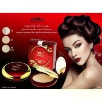 ราคา แป้งพัฟ แป้งยาฟู YAFU Micro - crystal Whitening Double-purpose Powder Cake แป้ง 2 ชั้น ตลับแดง มีให้เลือกถึง 3 เฉดสี (1730480174658914392)