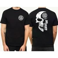 ราคา ผู้ชาย SIG souer Gun รูปแบบเสื้อยืด germon ปืนกระสุนกองทัพด้านบนลำลองทหารตำรวจเสื้อยืด Skull Pattern TEEtee. ขาย (1731999596175132659)