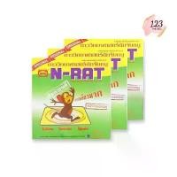 ราคา (3กล่อง/แพ็ค) N-Rat Tray Glue 100กรัม เอ็นแรท กาวถาดดักจับหนูสำเร็จรูป จัดส่งเฉพาะจุด (1731362309861770713)