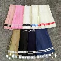 ราคา {รุ่น Stripe Ribbon} พร้อมส่ง! ยาว 14.5-15.5 XS-3XL เอวถึง 34 กระโปรงเทนนิสแถบริบบิ้น มีซับใน แนะนำ (1732496845198427911)