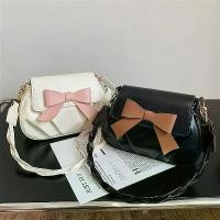 ราคา MAYO ribbon bag กระเป๋าสะพายข้างทรงกลม กระเป๋าสะพายติดโบว์สายหวาน สะพายได้ 2 แบบ ให้ลุคคุณนู๋สดใส (1732201894943491858)
