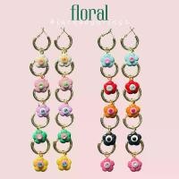 ราคา ต่างหูดินปั้น | floral ribbon made to order 3-5 days (1731917499278657387)