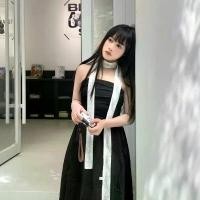 ราคา พร้อมส่งจากกทม. Long Lace Ribbon Choker โชคเกอร์ผ้าลูกไม้แบบยาว มีสีขาว/ดำ (1732061410142291066)