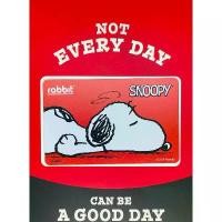 ราคา (ใกล้หมด) Rabbit Card บัตร BTS บัตรแรบบิท Snoopy สำหรับบุคคลทั่วไป (Dream) (1732201586721916524)