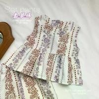 ราคา (COD)Hania kids ชุดเซ็ทเสื้อ+กางเกงขายาวลายดอกน่ารักๆ สไตล์เกาหลี พร้อมส่งในไทย - K3124317 (1732426095294449411)