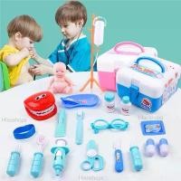 ราคา Doctor play set 12 PCS. ชุดคุณหมอฟันของเล่น สีชมพูน่ารัก ชุดอุปกรณ์คุณหมอแบบกระเป๋าถือ พร้อมอุปกรณ์คุณหมอมากมาย แนะนำ (1732096241972184263)