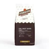 ราคา ส่งฟรี. Vanhouten Semi Sweet Baking ดาร์กช็อกโกแลตชิพ แวนฮูเต็น ขนาด 1 Kg (1731869172892534642)
