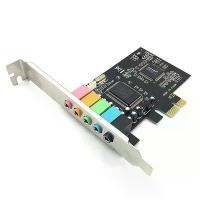 ราคา 5.1 Internal Sound Card for Windows 10 with Low Profile Bracket, 3D Stereo PCI-E, CMI8738 Chip 32/64 Bit Sound Card PCI (1730702266291555185)