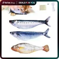 ราคา ของเล่นแมวสัตว์เลี้ยง, ของเล่นแมวแบบโต้ตอบ, ของเล่น Flopping Fish Bitesized Realistic, 3 แพ็ค, ปลาแมคเคอเรล/ซาร์รี่/แรดสีเหลือง, 7.1 นิ้ว, พร้อมหญ้าชนิดหนึ่ง, ชาร์จใหม่ได้, โต้ตอ (1732154759415957367)