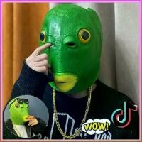 ราคา มนุษย์ปลาเขียว หน้ากากยางสัตว์ หน้ากากปีศาจปลาบู่สีเขียว Fish Mask (1731776189606955614)