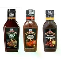 ราคา [COD] McCormick Grill Mates BBQ sauce แม็คคอร์มิค บาร์บีคิวซอส 500 กรัม (1732231148518606704)