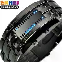ราคา นาฬิกาแฟชั่นผู้ชาย, SKMEI, นาฬิกาข้อมือมีสไตล์ LED, ไฟแบ็คไลท์, เรืองแสง, กันน้ำ, นาฬิกาข้อมือดิจิตอล, 0926, Jam Tangan Pria (1732111444004014744)