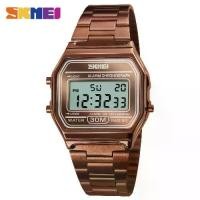 ราคา นาฬิกาดิจิตอลสำหรับผู้ชาย, Skmei, ทันสมัย, สแตนเลส, จอแสดงผล LED, นาฬิกาสปอร์ตทหาร, กันน้ำ, Jam Tangan Lelaki, 1123 (1732110960039987864)