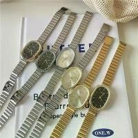 ราคา นาฬิกาแฟชั่นสตรีทรงวงรี นักเรียน การเคลื่อนไหวควอทซ์ ดีไซน์มินิมอล สายเหล็ก สำหรับผู้หญิง นาฬิกา ข้อ มือ ผู้ หญิง patak นาฬิกา คิตตี้ ของ แท้ ฬิกา jam (1731827727054441396)