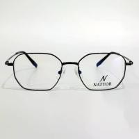 ราคา Nattor แว่นสายตา NA1000-07 กรอบไทเทเนียม สี Semi-gloss matte black น้ำหนักเบา 8 กรัม พร้อมกล่องและผ้าเช็ดเลนส์ รับประกัน 1 ปี (1732482587500120029)