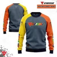 ราคา เสื้อสเวตเตอร์ Dainese FIRE ORANGE แขนยาว พิมพ์ลาย HD 280gsm (1732182047130945884)