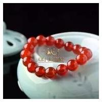 ราคา กำไลหินอาเกต สีส้ม หินนำโชค ขนาด 8 ,10มม. สร้อยข้อมือหินแท้ ORANGE AGATE สินค้าดี (1731785895835633244)